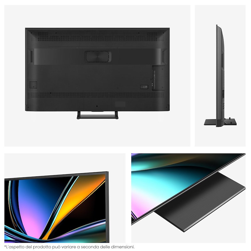 Hisense TV MINI LED 55" 55u7q Pro nero