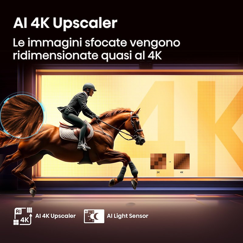 Hisense TV LED 50" 50a69q Nero