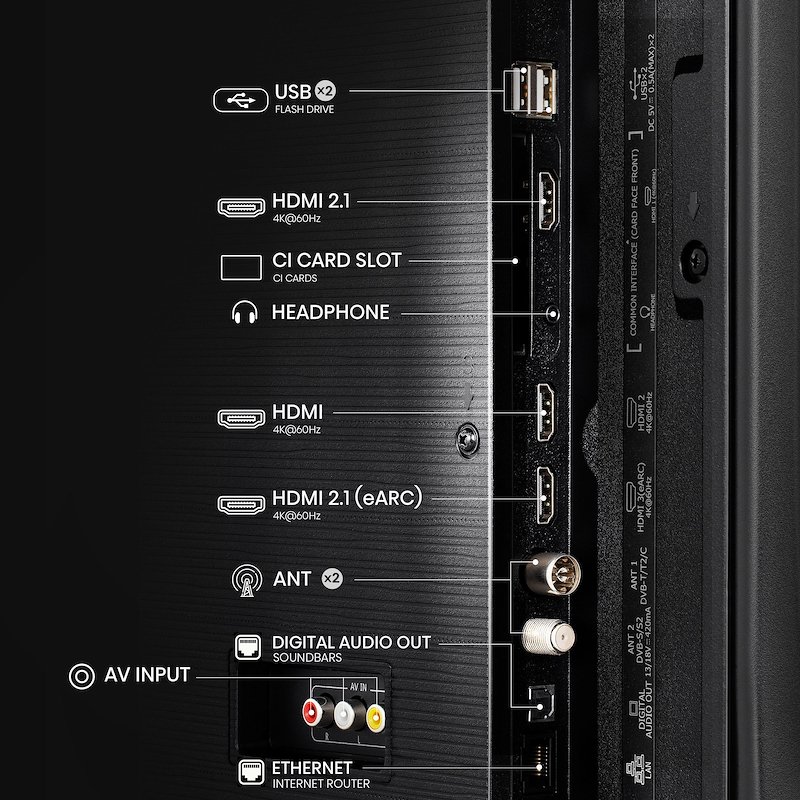 Hisense TV LED 43" 43a69q nero