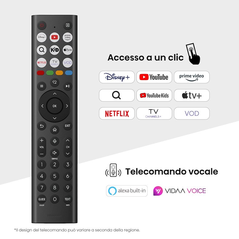Hisense TV QLED 43" 43e79q nero