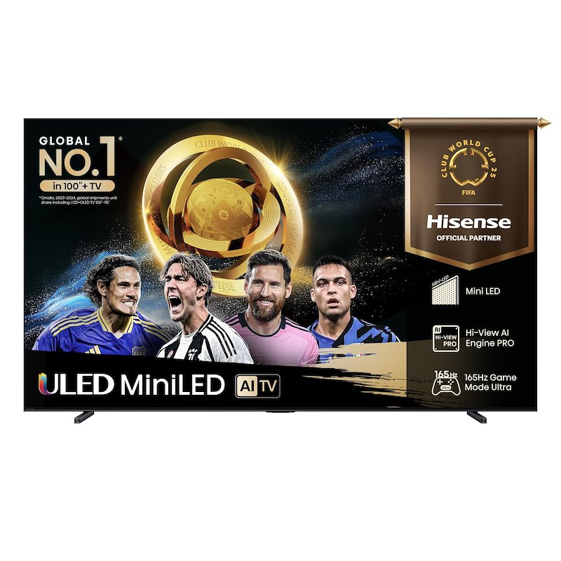 Hisense Tv mini led 100" 100u7q nero
