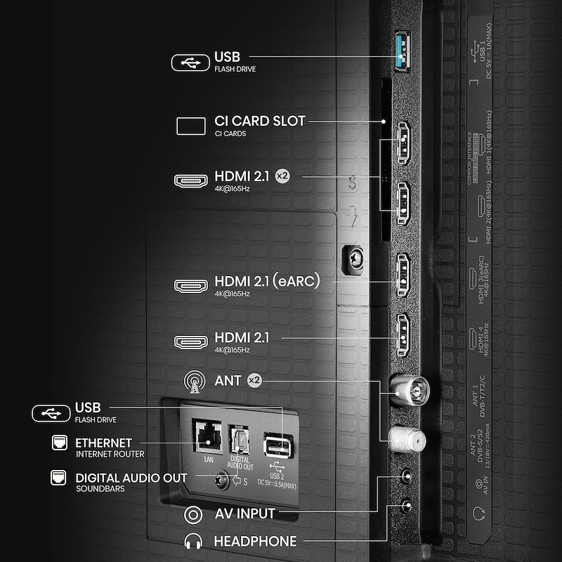 Hisense Tv mini led 100" 100u7q nero