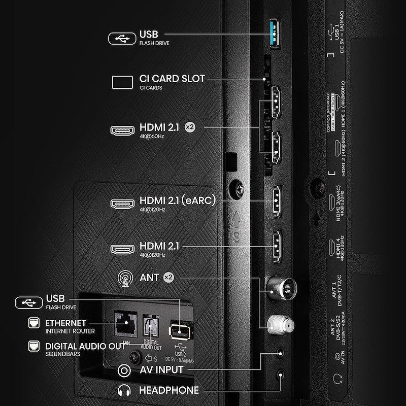 Hisense TV OLED 55" 55a86q Nero
