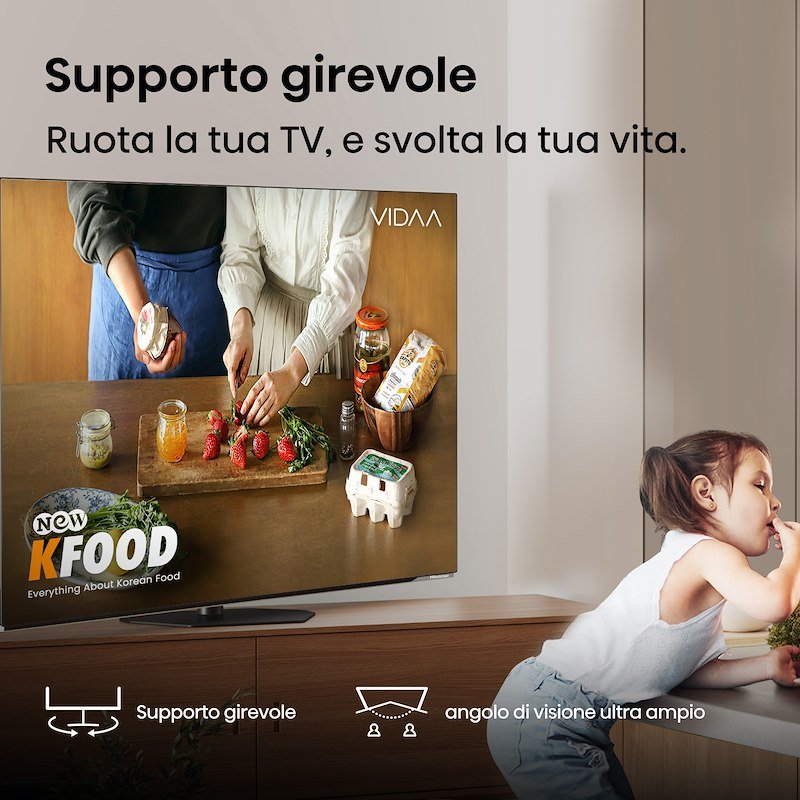 Hisense TV OLED 55" 55a86q Nero