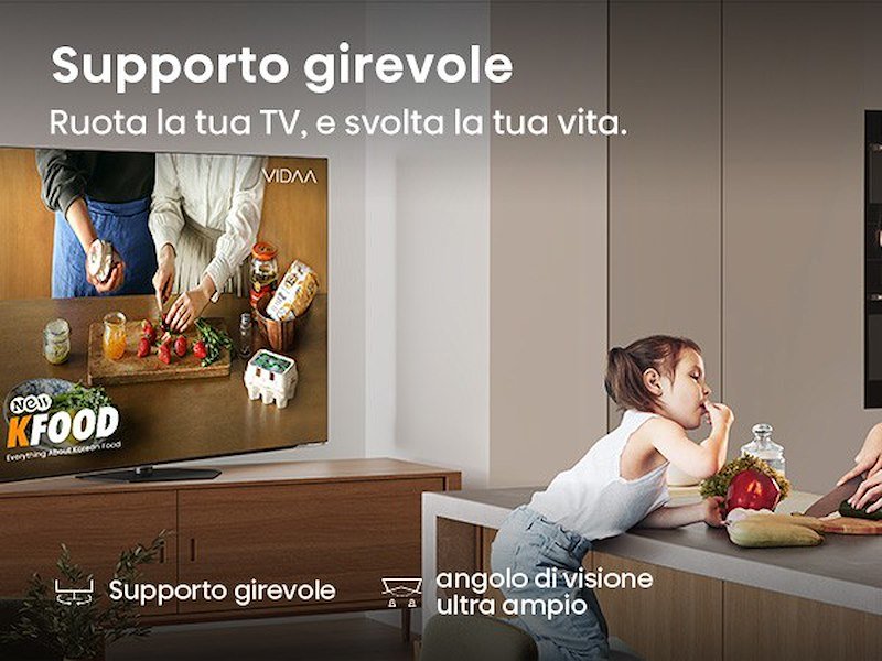 Hisense TV OLED 55" 55a86q Nero