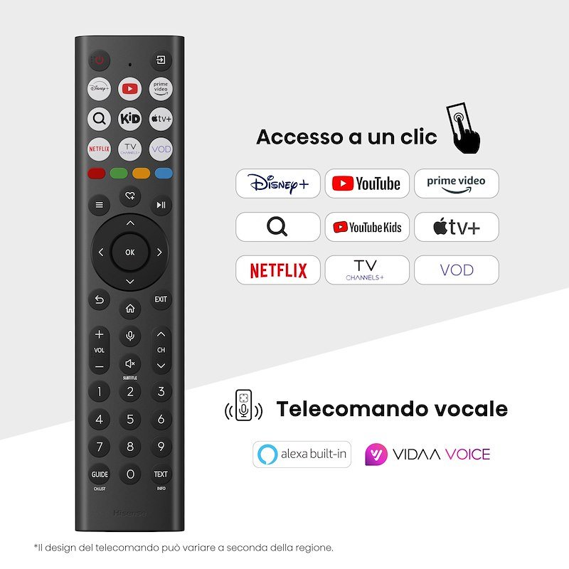 Hisense TV OLED 55" 55a86q Nero