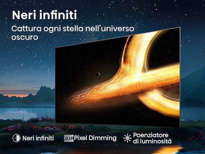 Hisense TV OLED 55" 55a86q Nero