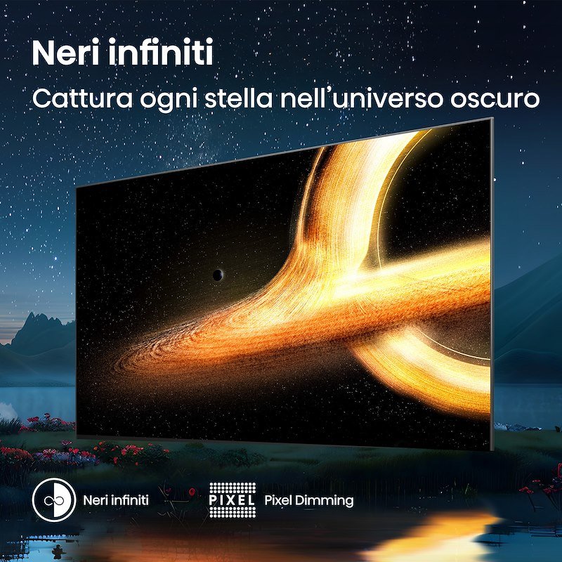 Hisense TV OLED 55" 55a86q Nero