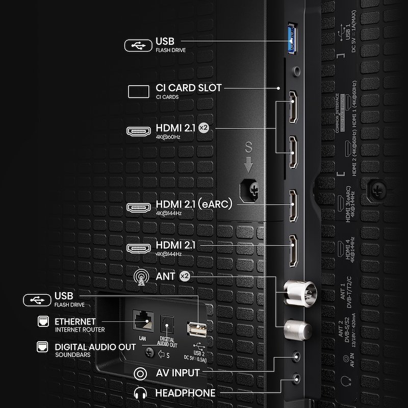 Hisense TV QLED 100" 100e7q Pro NERO