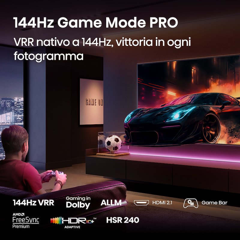 Hisense TV QLED 100" 100e7q Pro NERO