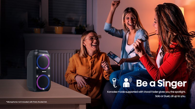 Hisense Bluetooth Speaker Party Rocker Nero