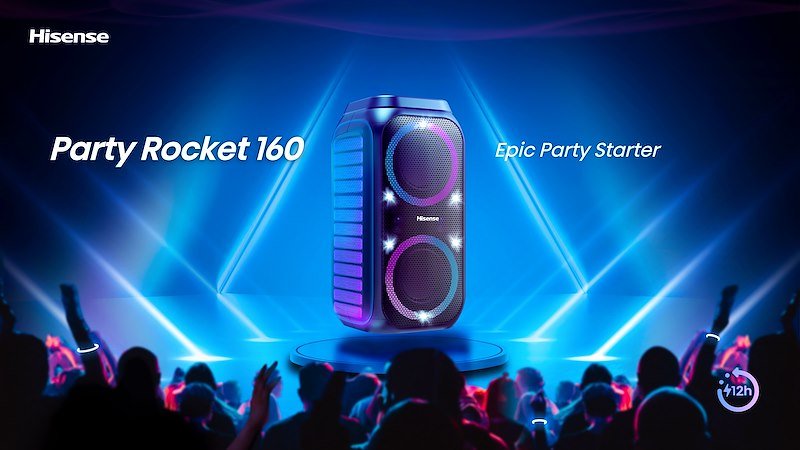 Hisense Bluetooth Speaker Party Rocker Nero