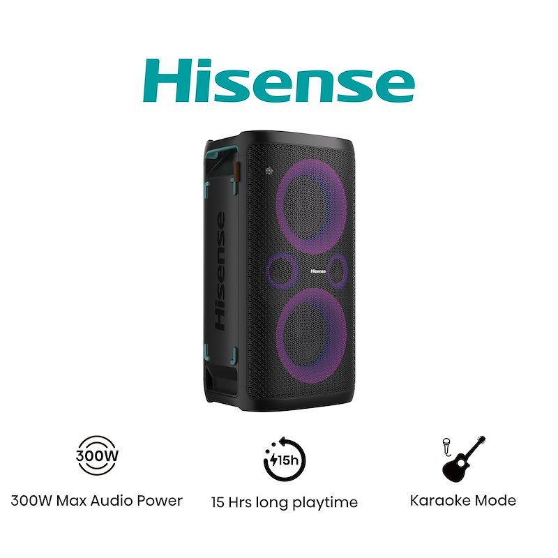 Hisense Speaker Party Storm Audio Nero