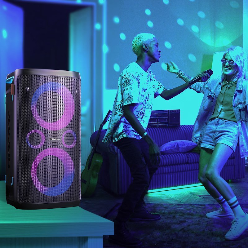 Hisense Speaker Party Storm 1 Audio Nero + 2 Microfoni Wireless