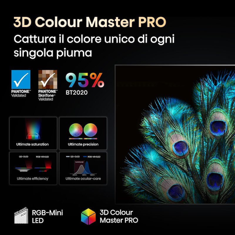 Hisense Tv mini led 116" 116uxq Metallo