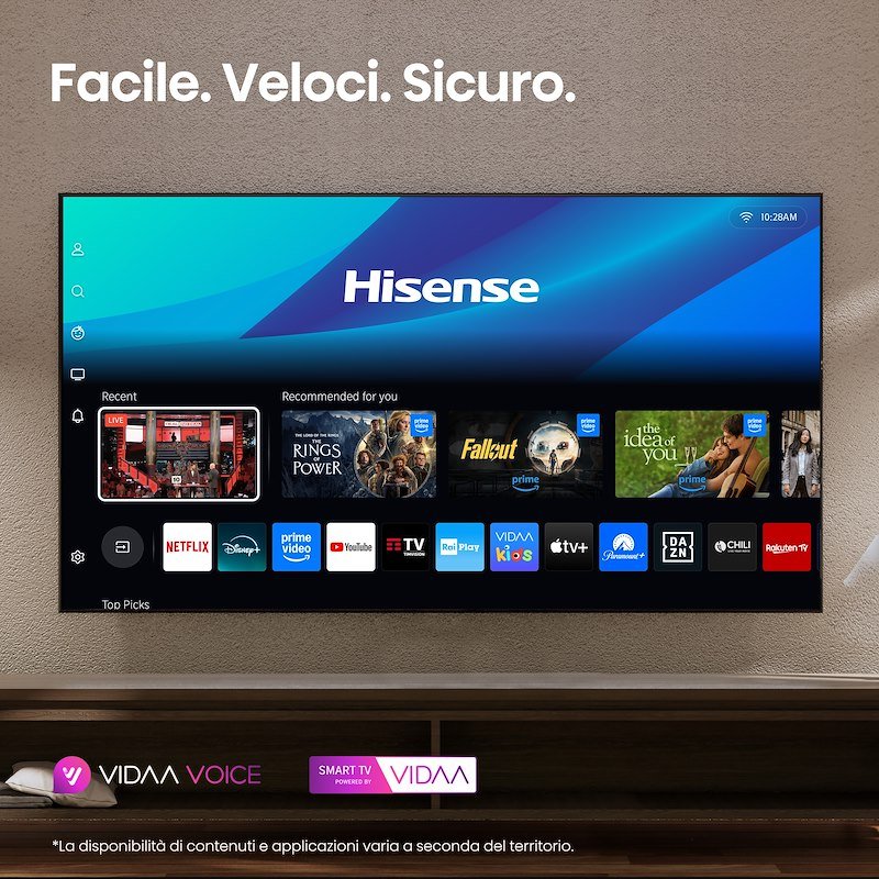 Hisense Tv mini led 116" 116uxq Metallo