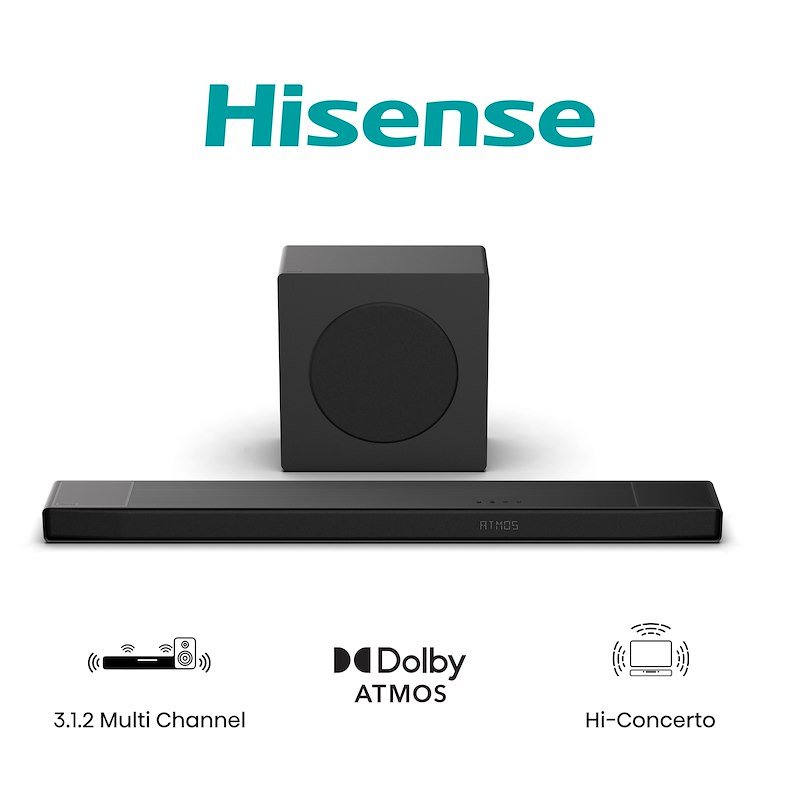 Hisense soundbar 3.1.2 Ax3120q nero