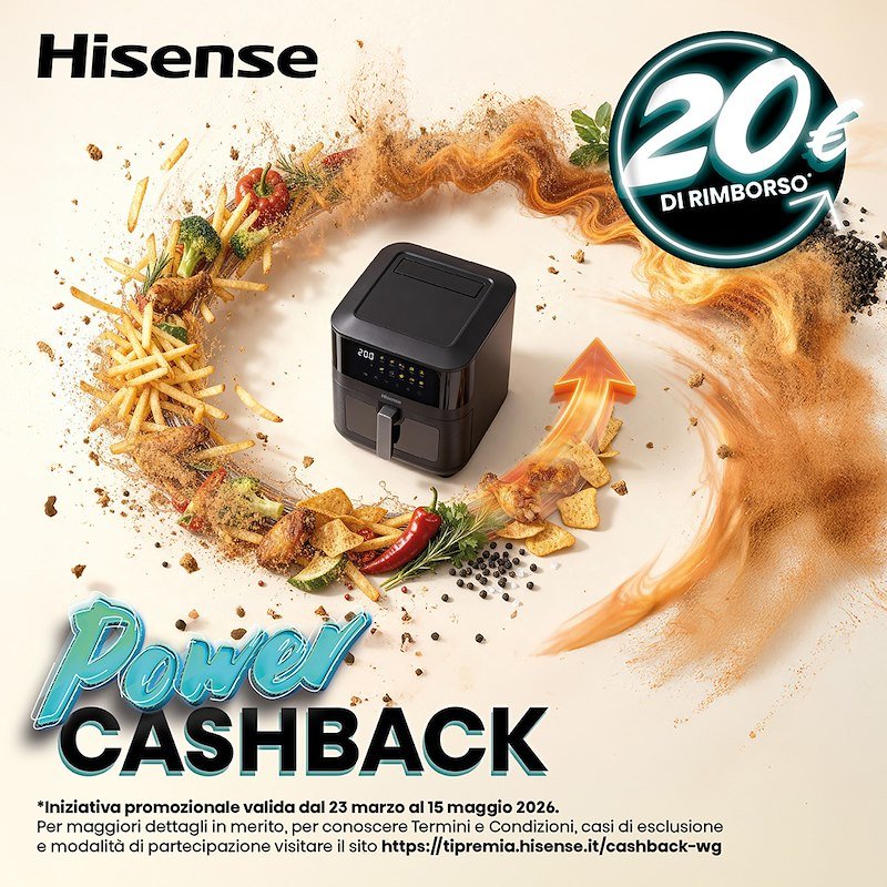 Hisense Friggitrice ad aria Haf1800dcd Nero