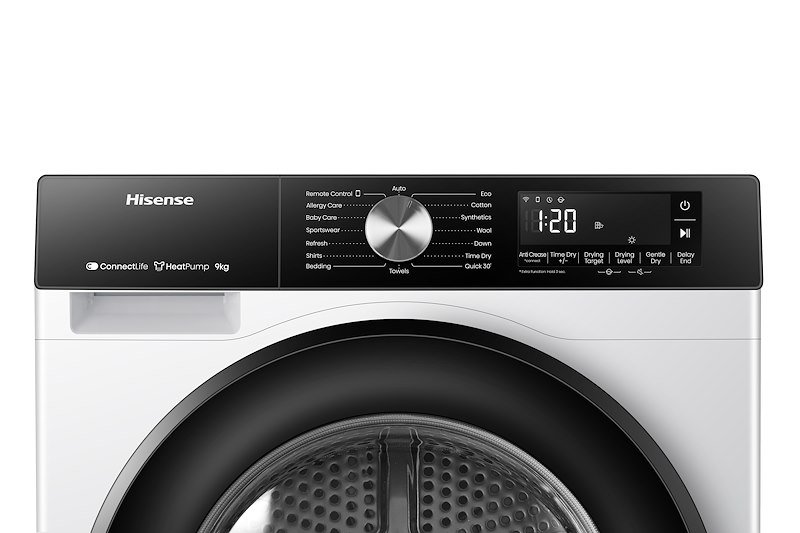 Hisense Asciugatrice 9Kg Dh3s902bwcc Bianca/Nera