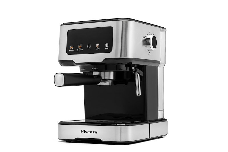 Hisense Macchina da Caffè Espresso Manuale Hescm15cd Acciaio Inox