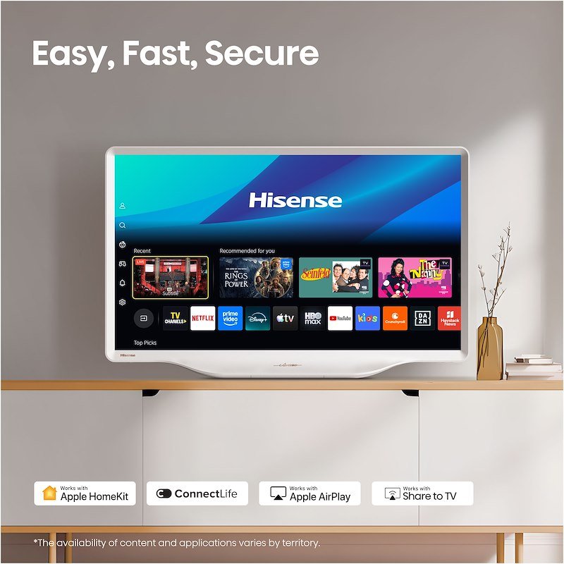 Hisense TV QLED 43" 43s5q bianco