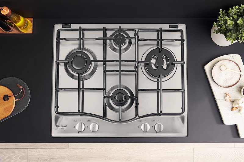 Hotpoint Ariston Piano Cottura Gas PCN 642 T/IX/HAR Inox