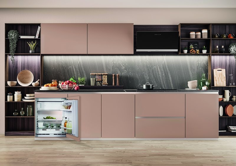 Hotpoint Ariston Frigorifero Sottotavolo da Incasso HABUF011 126 l Grigio