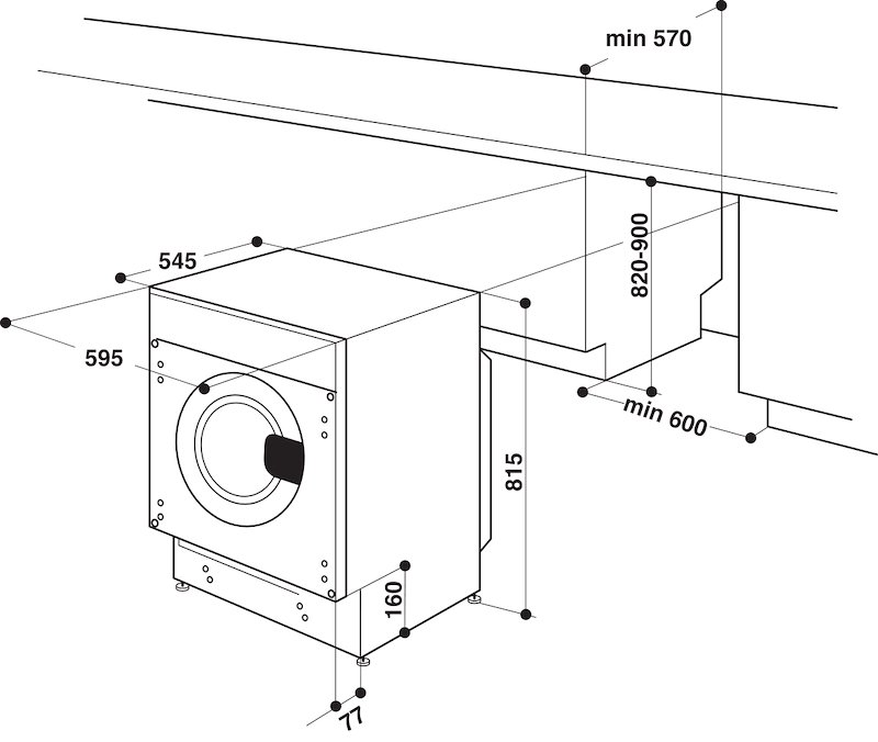 Hotpoint Lavatrice Incasso 7 kg Bi Wmhg 71483 Eu N