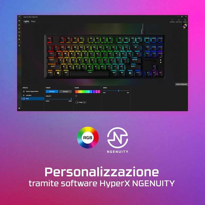 Hp Tastiera Hyperx Alloy Origins Core Hx-kb7rdx