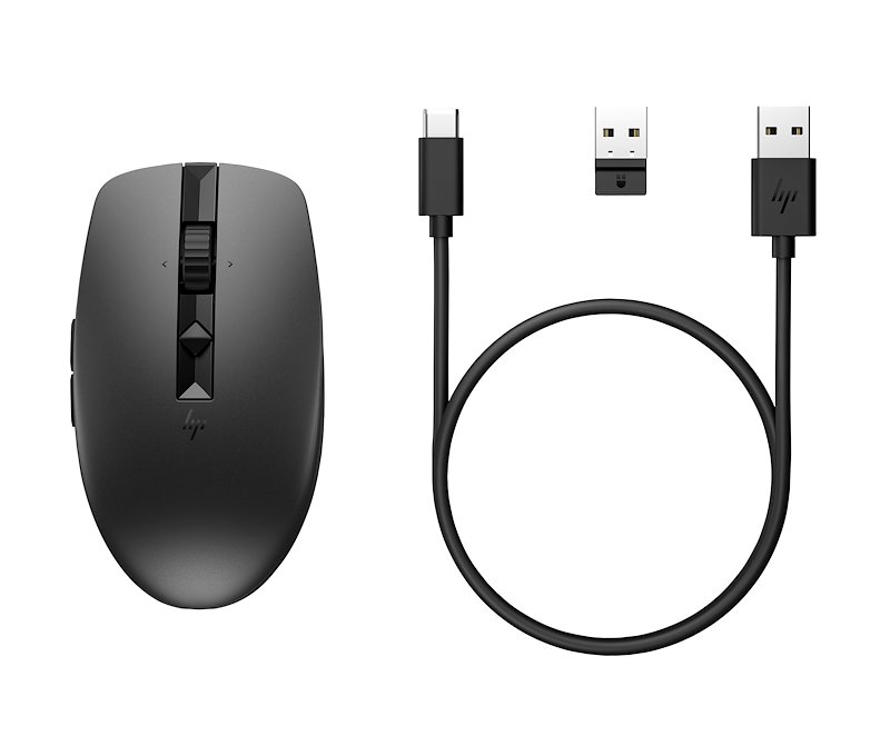 HP Mouse Ricaricabile Silent 710 Nero