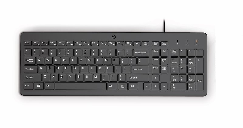 Hp Tastiera 150 Cablata 664R5AA  Nero