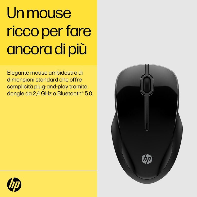 Hp muose Wireless 6v2j7aa 	Nero