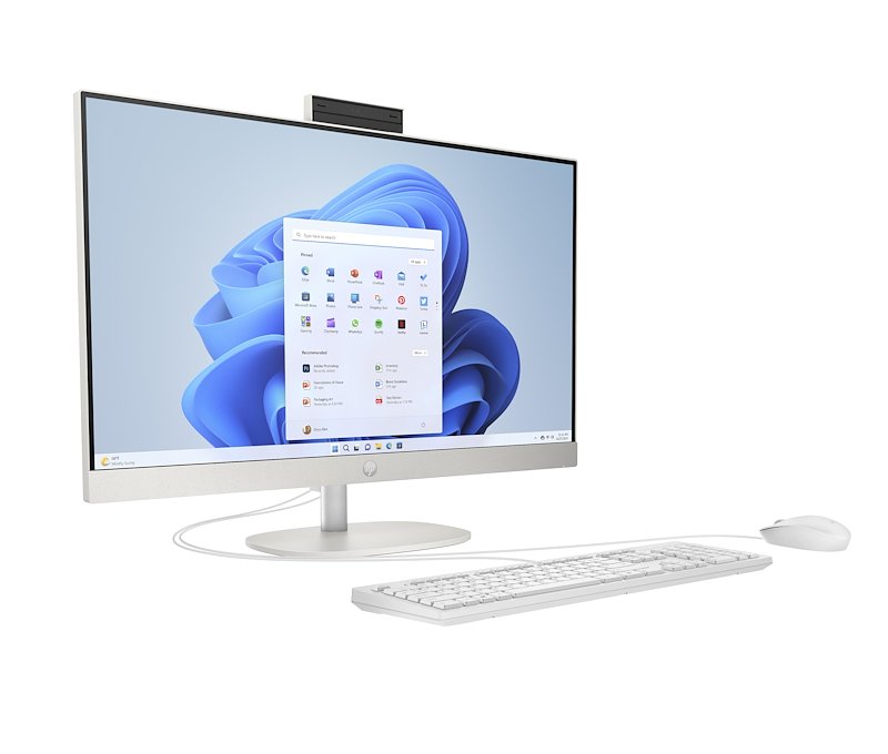 Hp All In One 27" 16 / 512 GB 27-CR1000NL Shell White