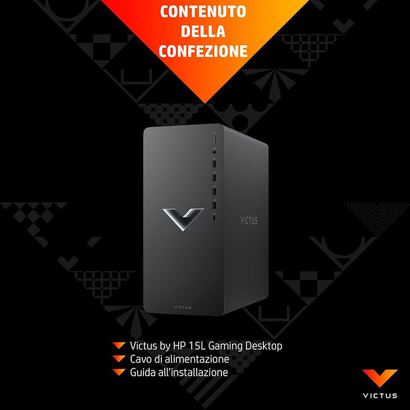 Hp Desktop Gaming Victus 12 GB / 1 TB TG02-2004NL Mica Silver