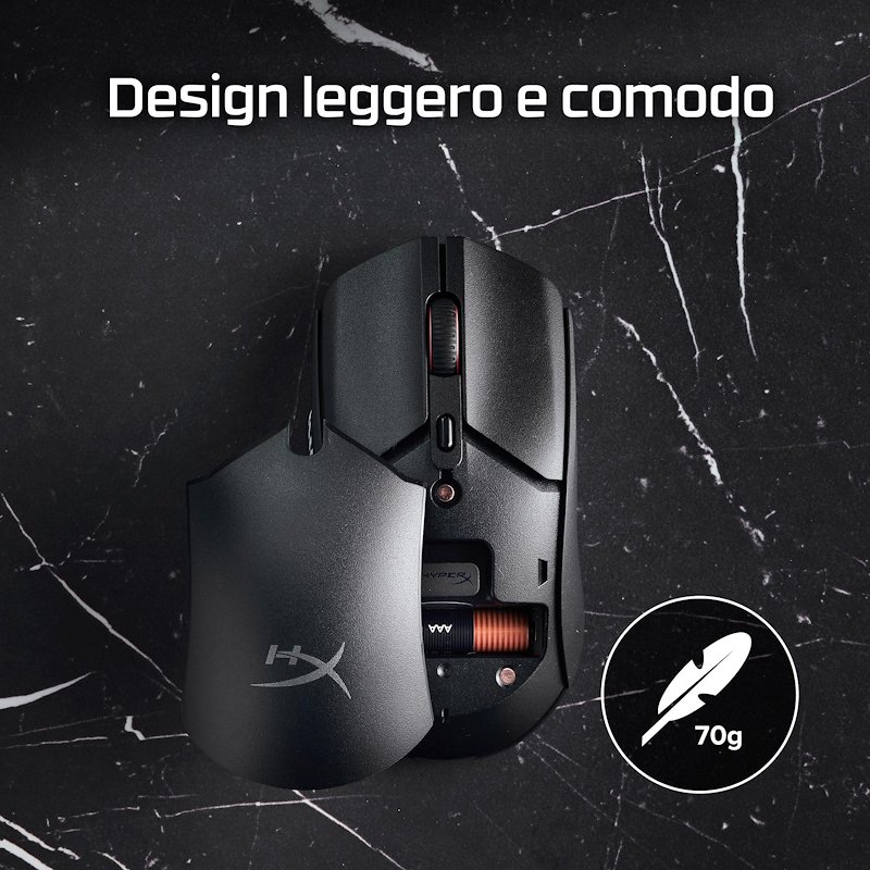 Hp Mouse gaming Pulsefire Haste 2 Core Black Wirele