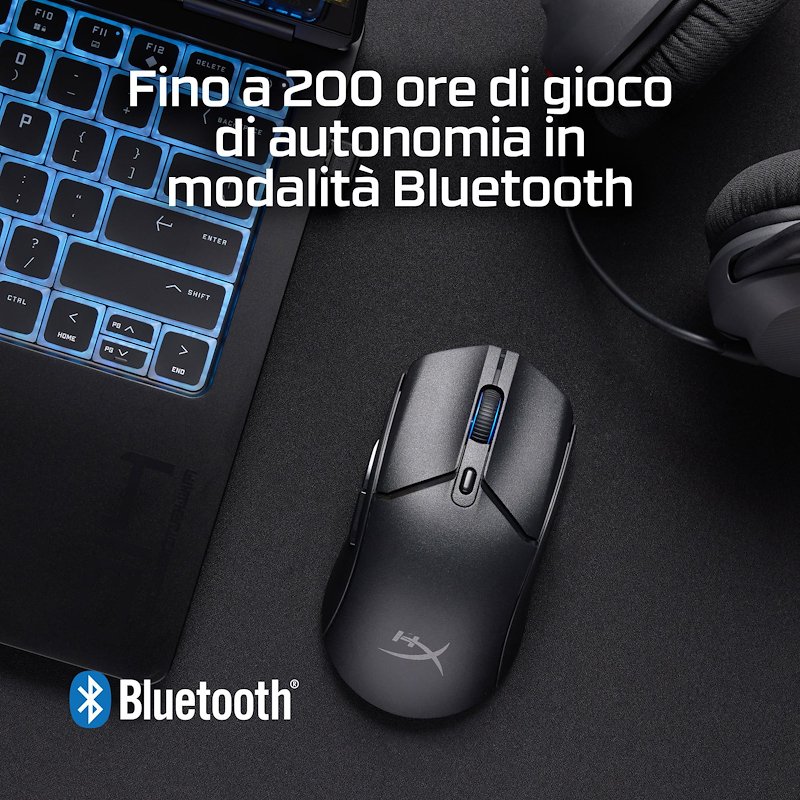Hp Mouse gaming Pulsefire Haste 2 Core Black Wirele