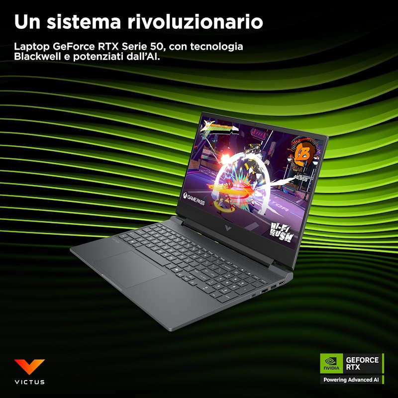 Hp Notebook gaming 15-fa2002nl Victus 16GB / 1 TB Mica Silver