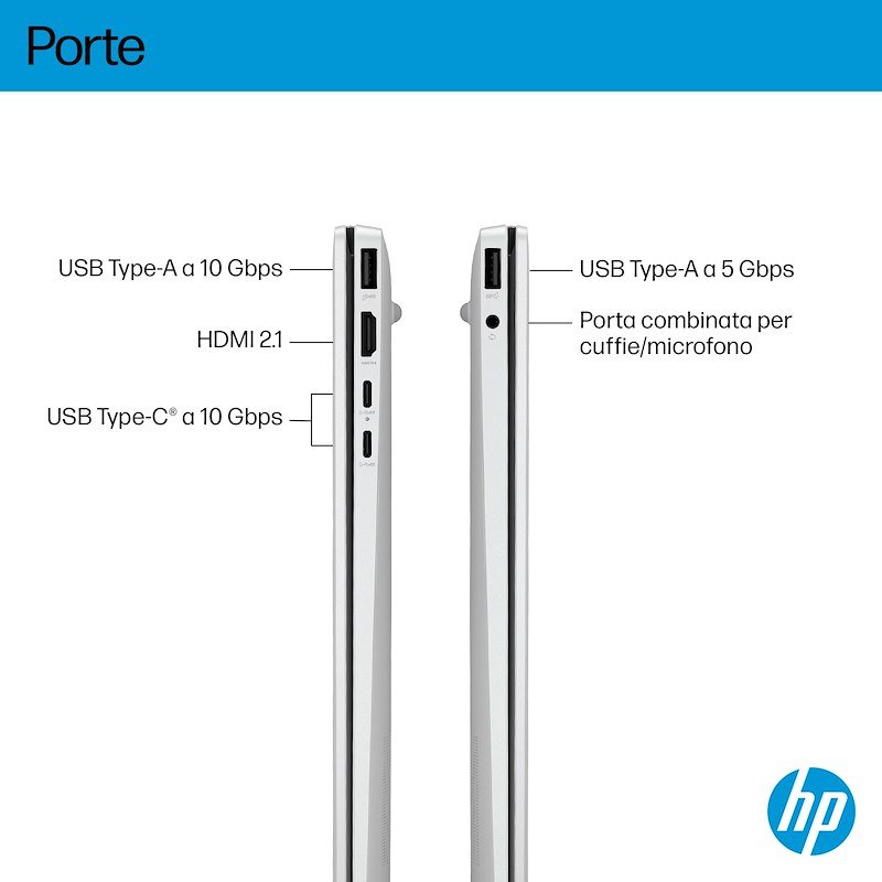 Hp Notebook Omnibook 5 Ngai 16-ag1023nl D13JPEA 16/1TB Glacier Silver