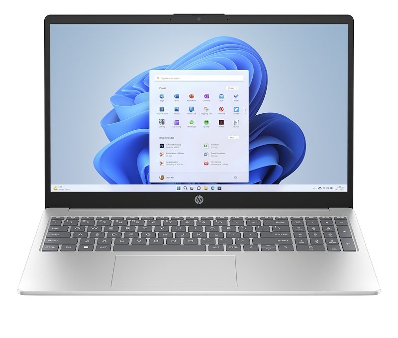 Hp Notebook 15,6" 8/512GB 15-fc1010nl Natural Silver