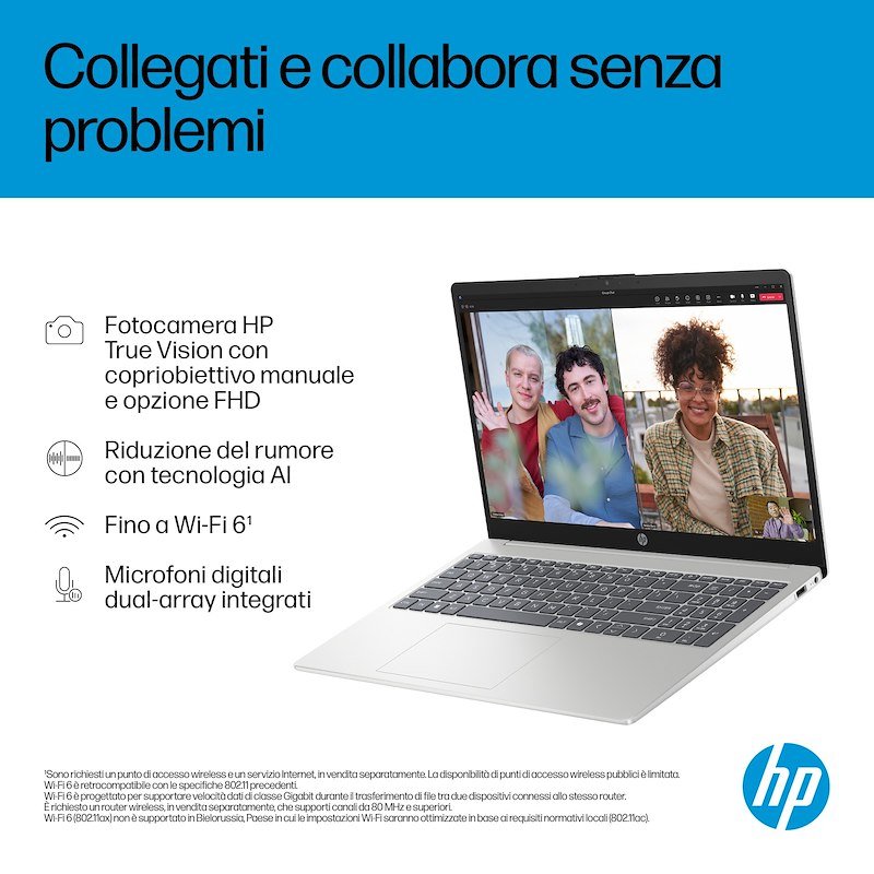 Hp Notebook Laptop AI 32GB/ 1TB 15-fd2022nl Natural Silver