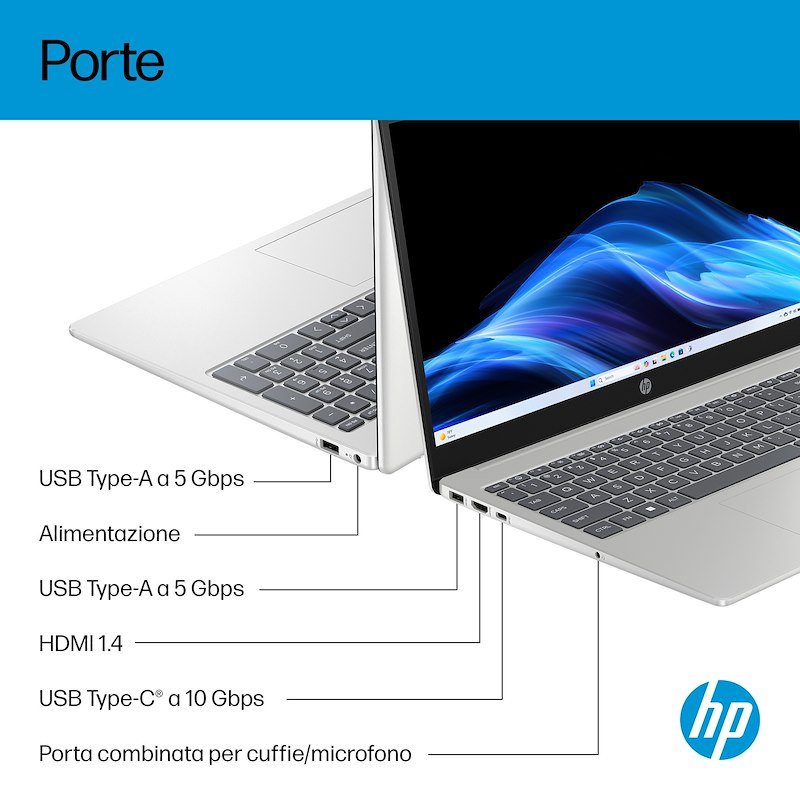 Hp Notebook Laptop AI 32GB/ 1TB 15-fd2022nl Natural Silver