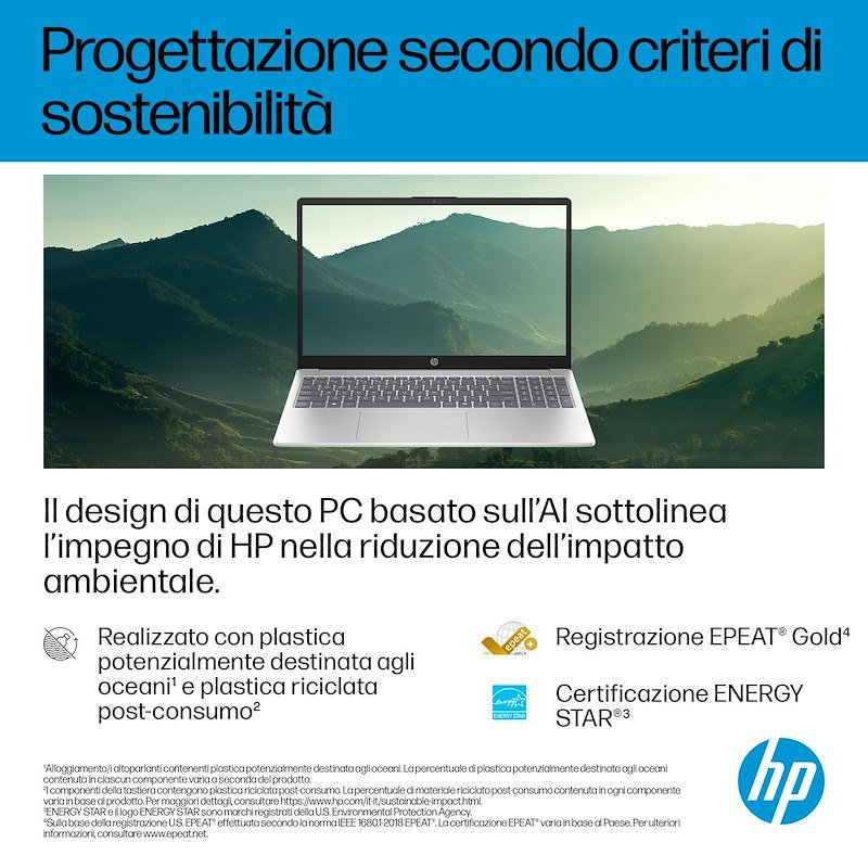 Hp Notebook Laptop AI 32GB/ 1TB 15-fd2022nl Natural Silver