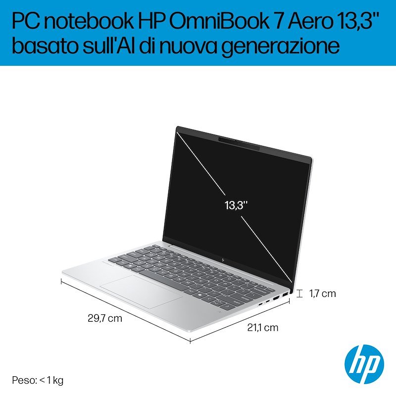 Hp OmniBook 7 Laptop Next Gen AI 13-BG1002N