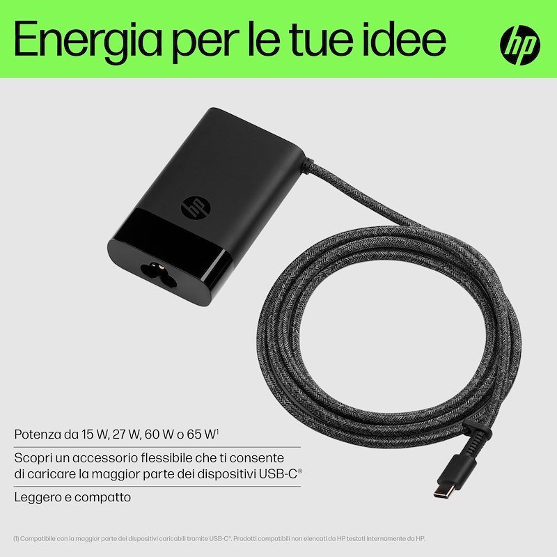 Hp Alimentatore Laptop USB-C da 65 W