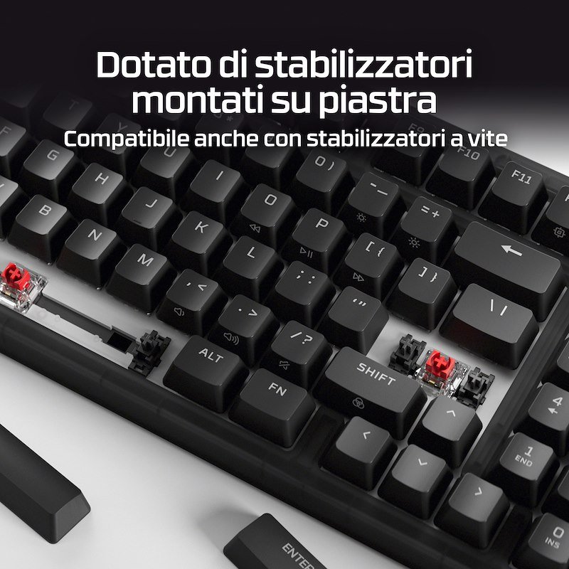 Hp Tastiera Gaming HyperX Origins 2 1800 Retroilluminata Nero