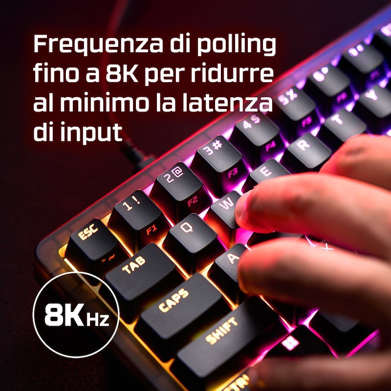 Hyperx Tastiera da gaming Origins 2 65 QWERTY USA Nera
