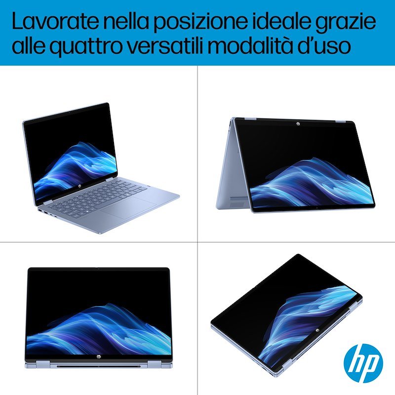 Hp Notebook convertibile Omnibook 5 Flip X360 14-fp0007nlx Sky blue
