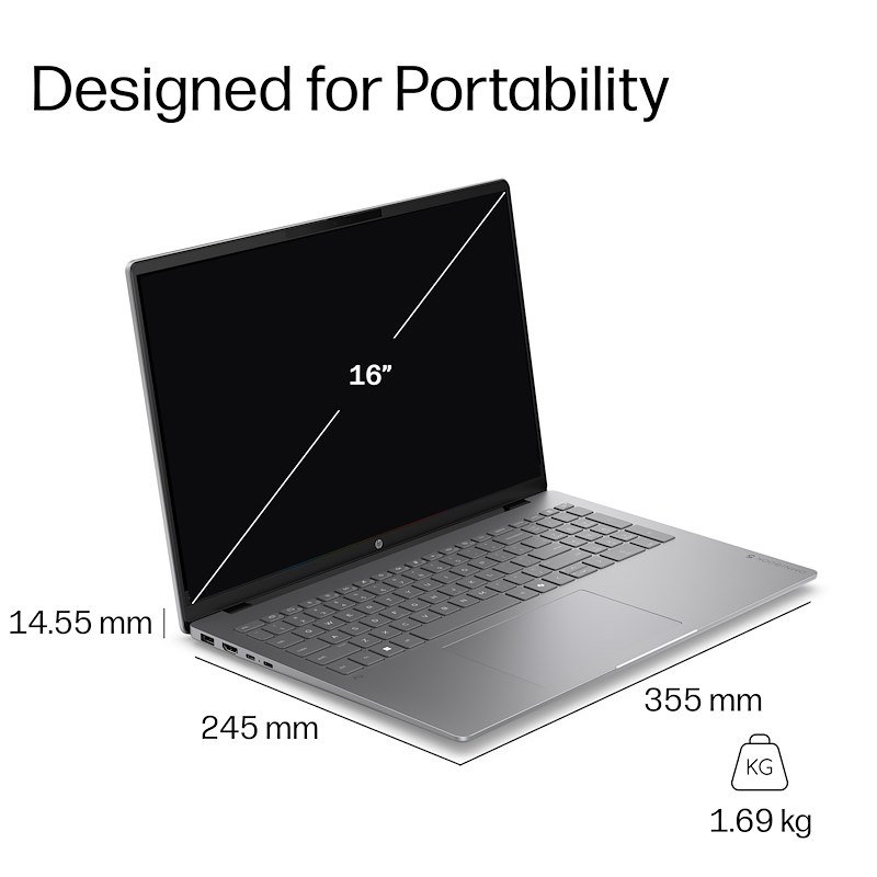 Hp Notebook Omnibook 5 Ng Ai 16-bp0016nlx 16GB / 1TB Meteor Silver