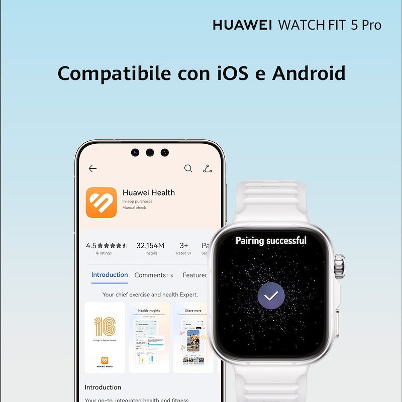 Huawei Smartwatch Fit 5 Pro Black