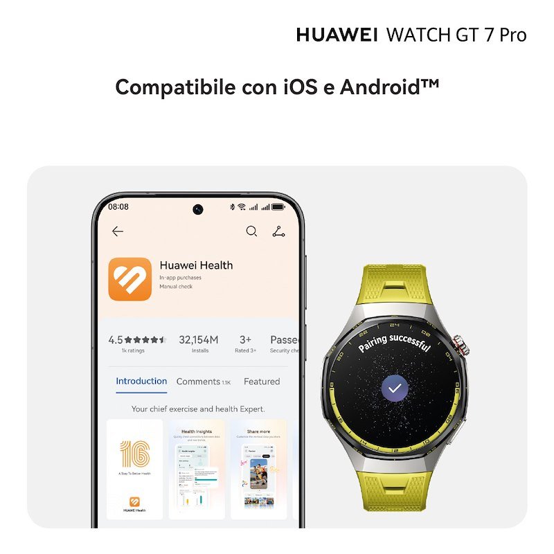 Huawei Watch Gt 7 Pro GPS 46MM Black